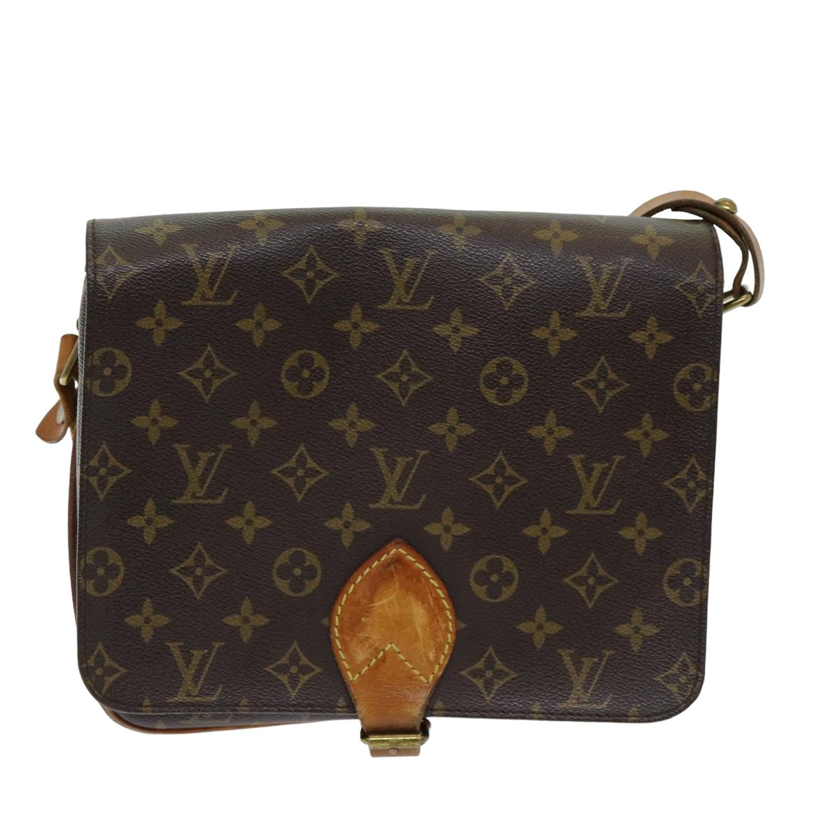 LOUIS VUITTON Monogram Cartouchiere GM Shoulder Bag M51252 LV 83244