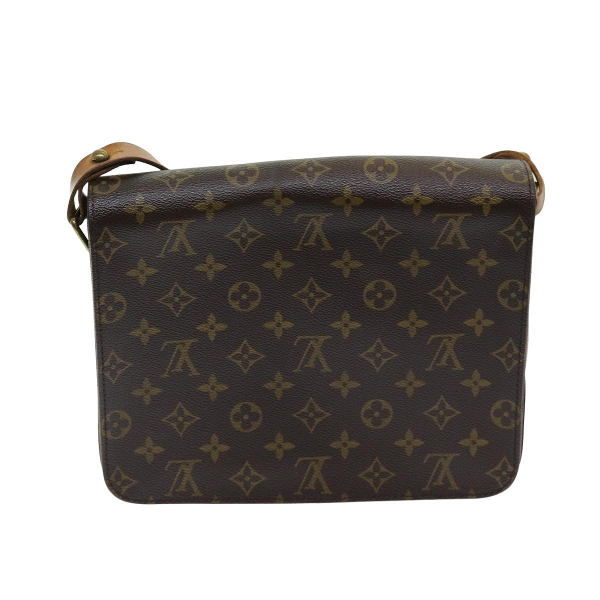 LOUIS VUITTON Monogram Cartouchiere GM Shoulder Bag M51252 LV 83244