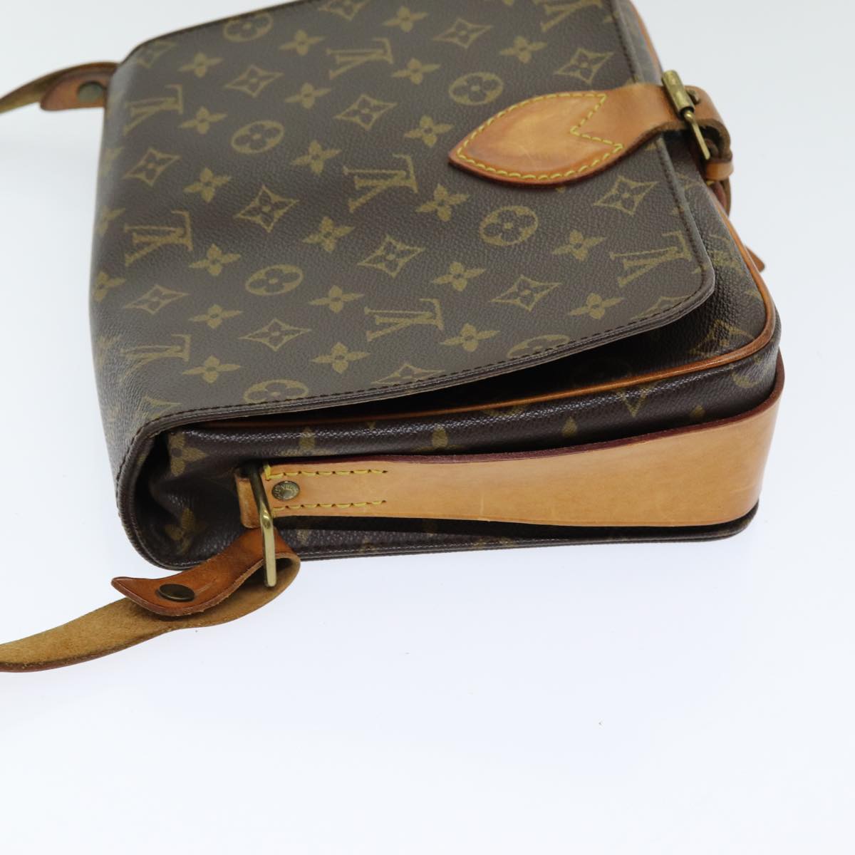LOUIS VUITTON Monogram Cartouchiere GM Shoulder Bag M51252 LV 83244