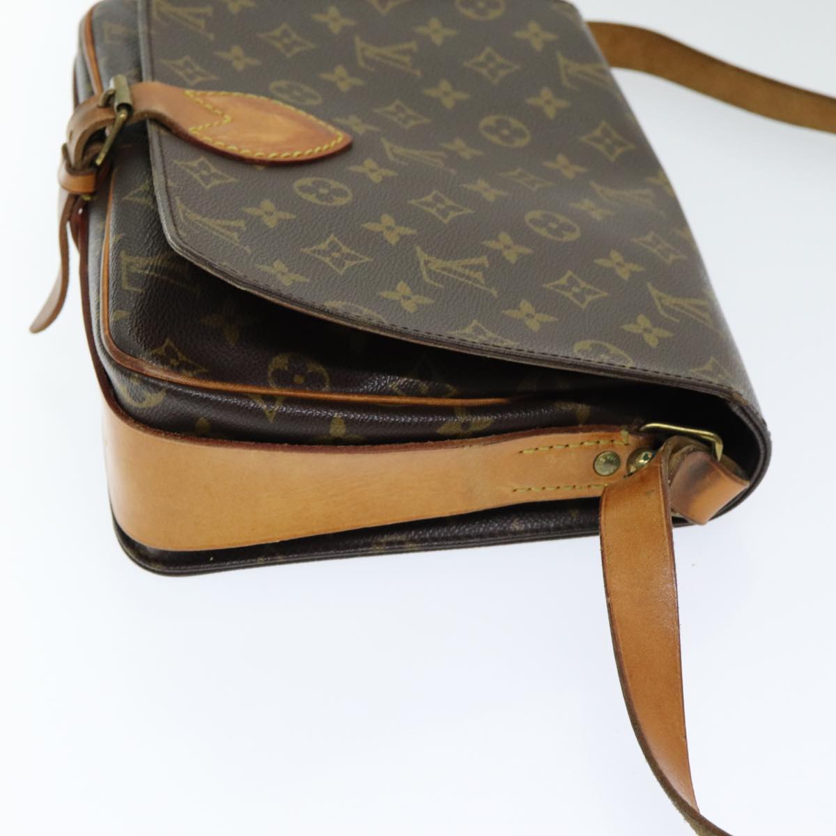 LOUIS VUITTON Monogram Cartouchiere GM Shoulder Bag M51252 LV 83244