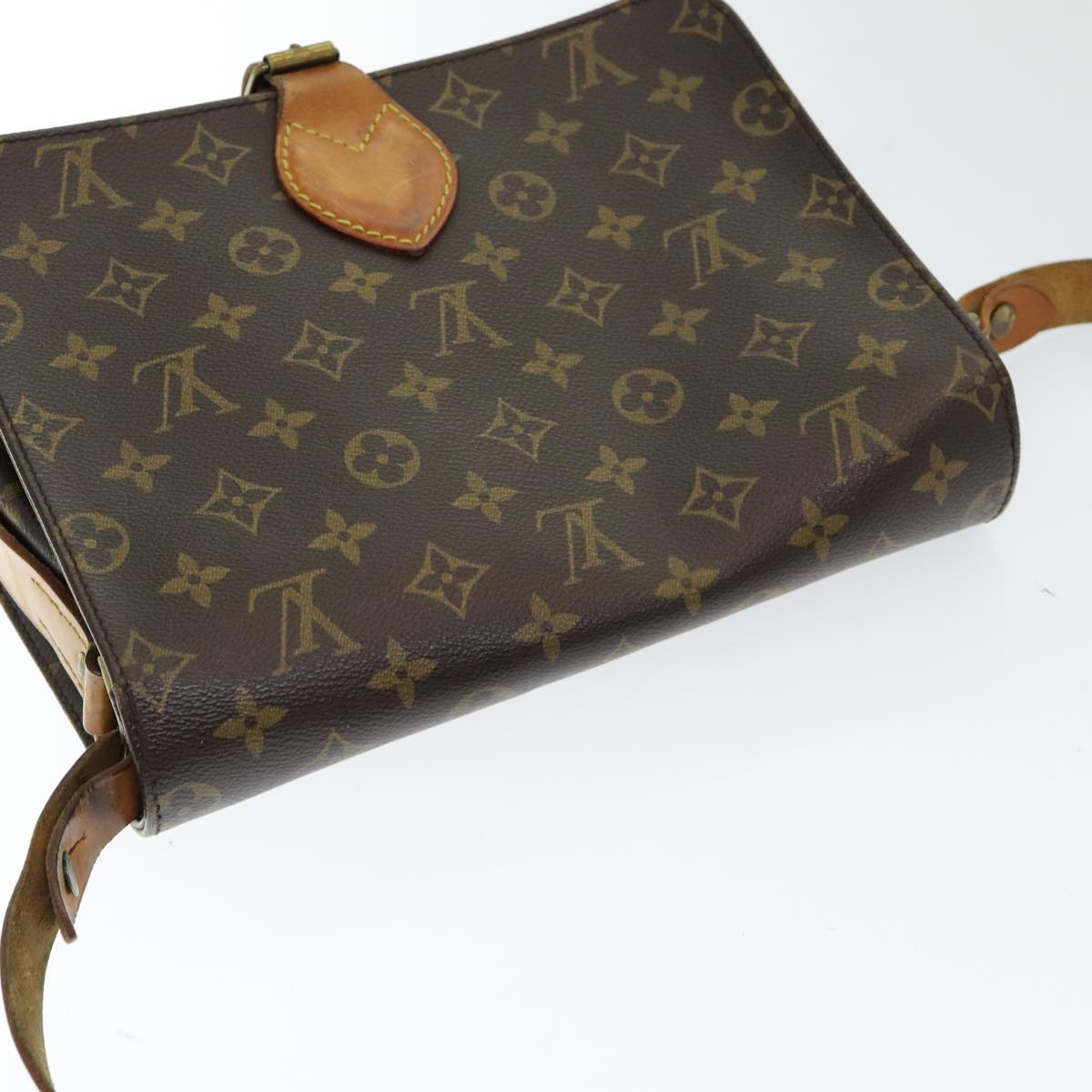 LOUIS VUITTON Monogram Cartouchiere GM Shoulder Bag M51252 LV 83244