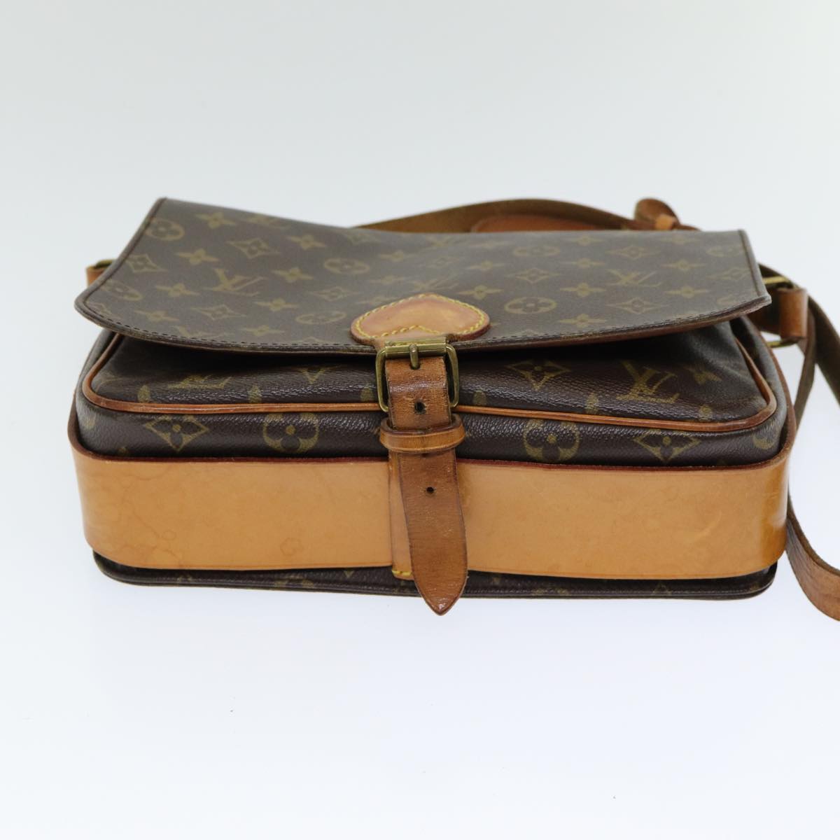 LOUIS VUITTON Monogram Cartouchiere GM Shoulder Bag M51252 LV 83244