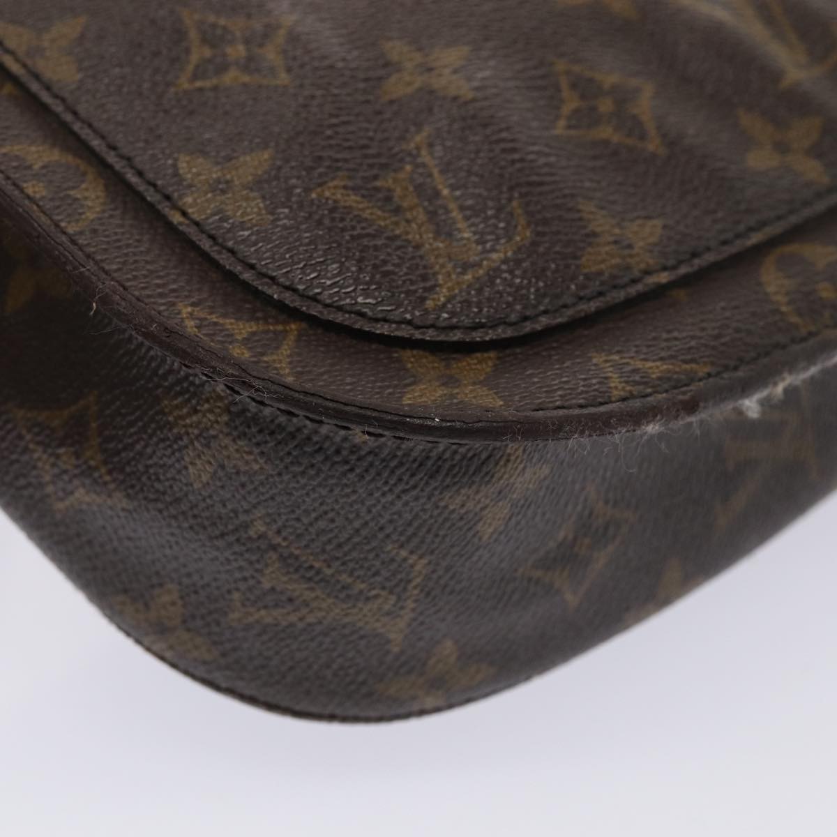 LOUIS VUITTON Monogram Saint Cloud GM Shoulder Bag M51242 LV 83257