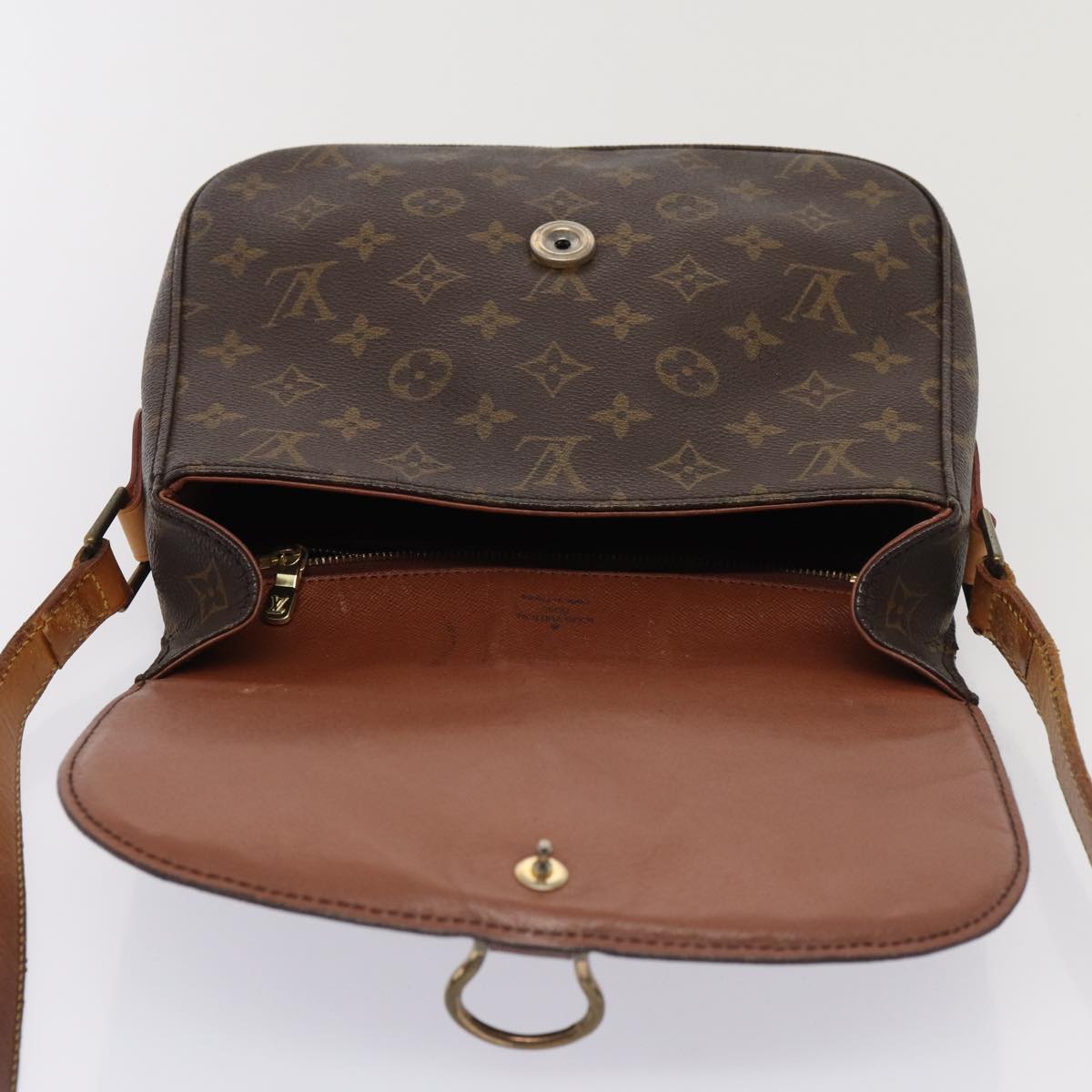 LOUIS VUITTON Monogram Saint Cloud GM Shoulder Bag M51242 LV 83257