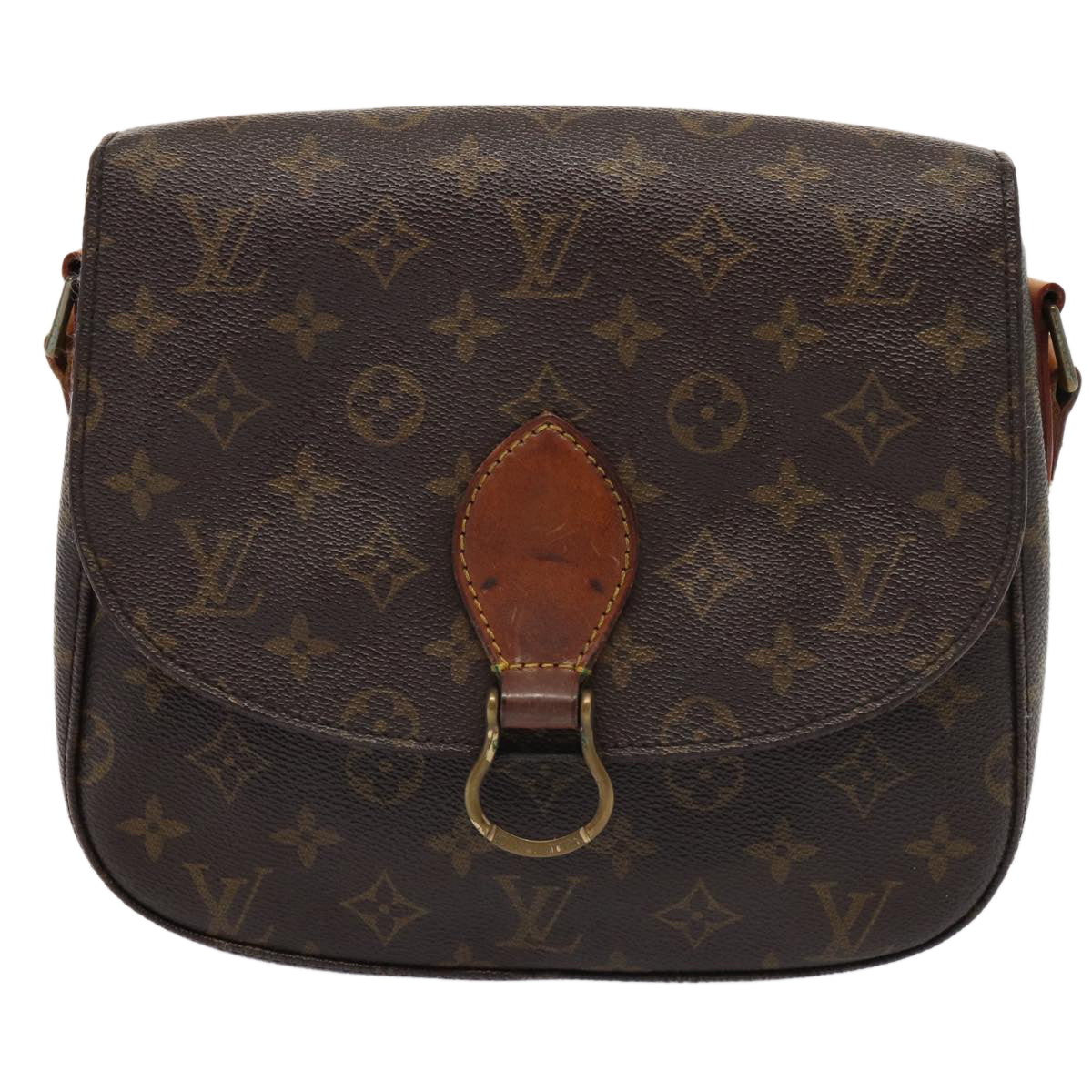 LOUIS VUITTON Monogram Saint Cloud GM Shoulder Bag M51242 LV 83257
