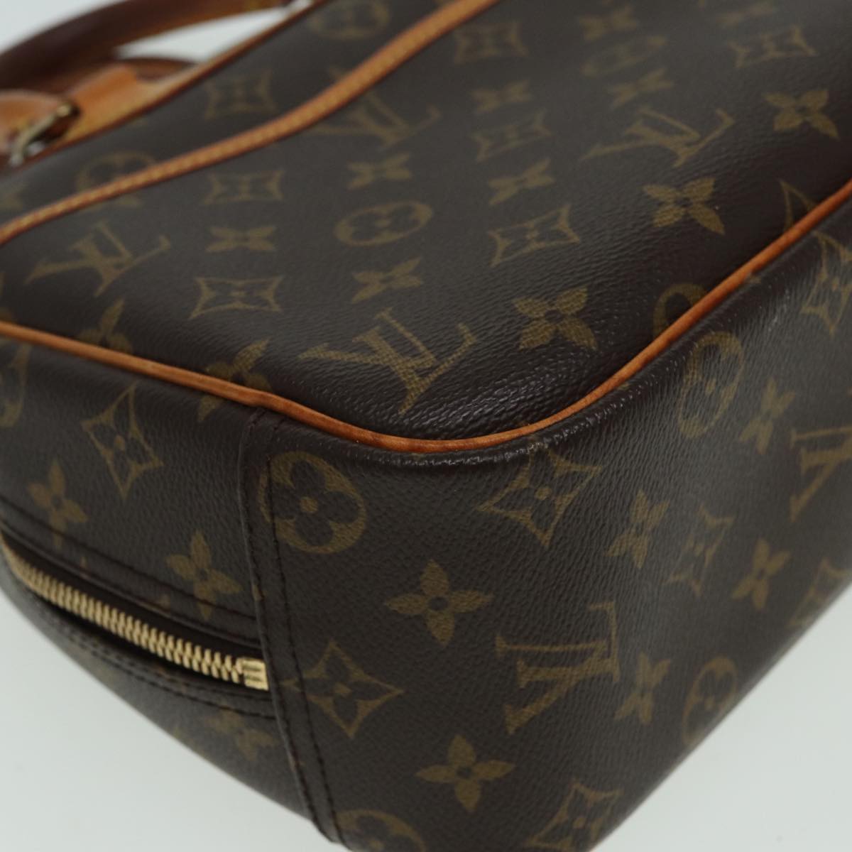 LOUIS VUITTON Monogram Trouville Hand Bag M42228 LV 83258