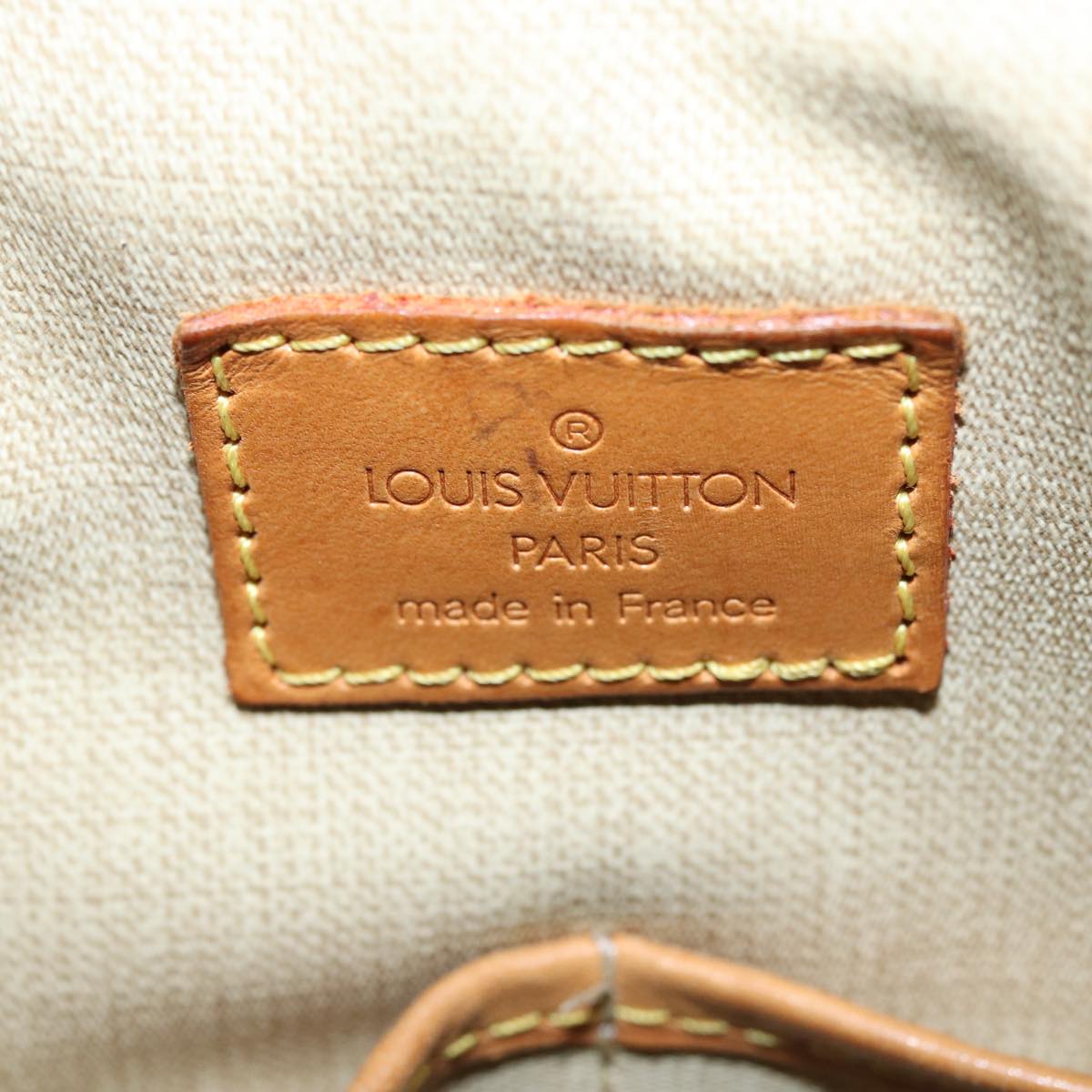 LOUIS VUITTON Monogram Trouville Hand Bag M42228 LV 83258