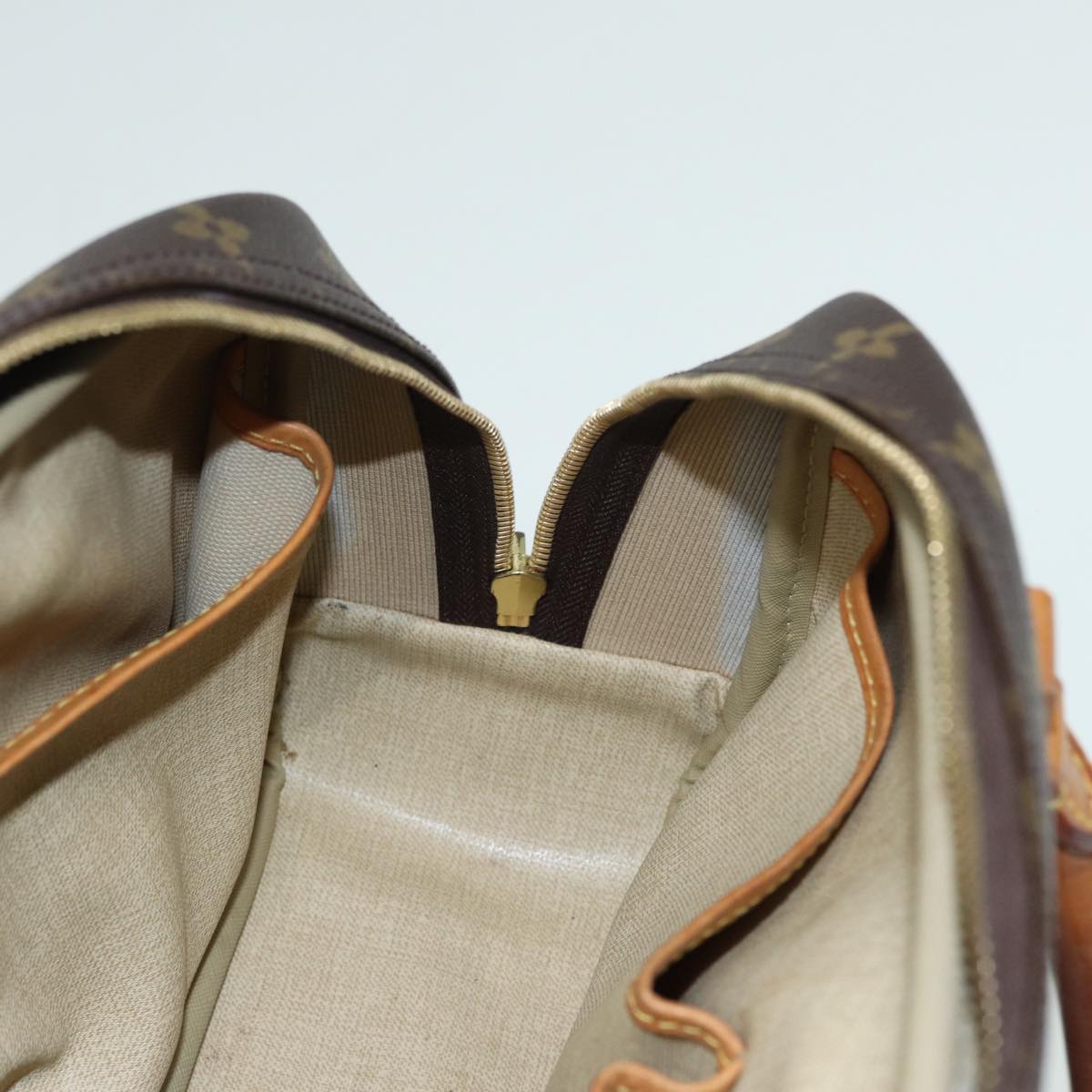 LOUIS VUITTON Monogram Trouville Hand Bag M42228 LV 83258