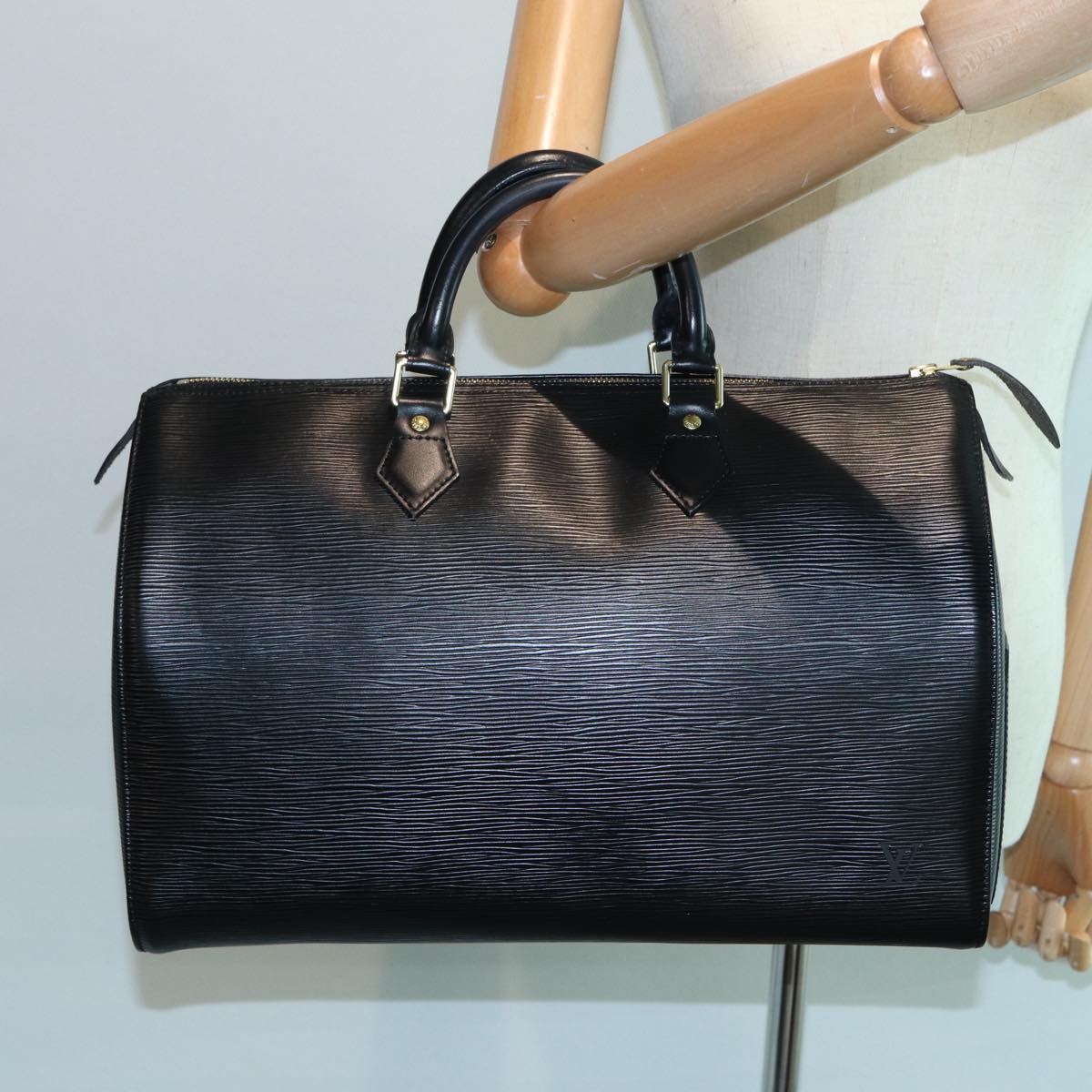 LOUIS VUITTON Epi Speedy 35 Hand Bag Black M42992 LV 83272