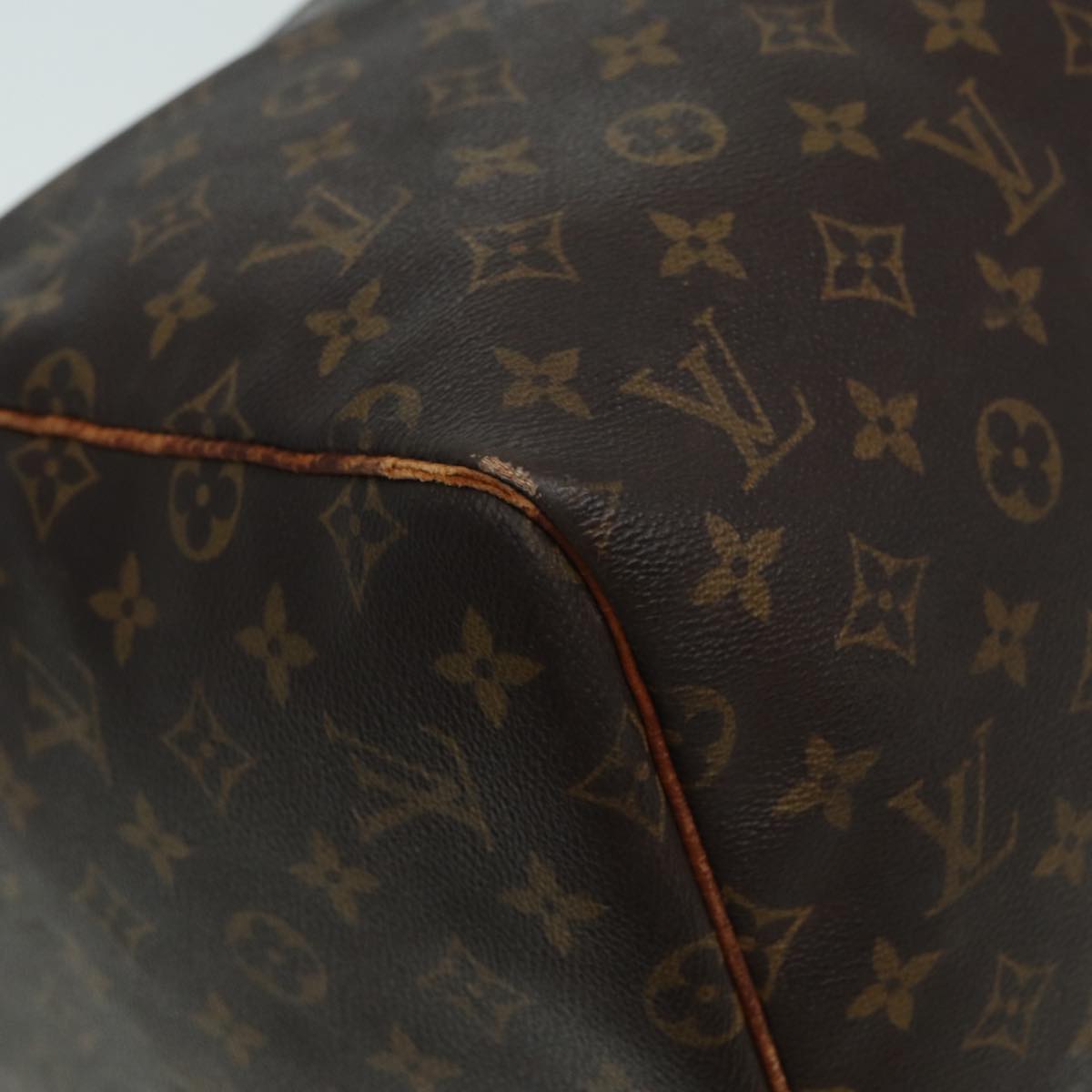 LOUIS VUITTON Monogram Keepall 55 Boston Bag M41424 LV 83281