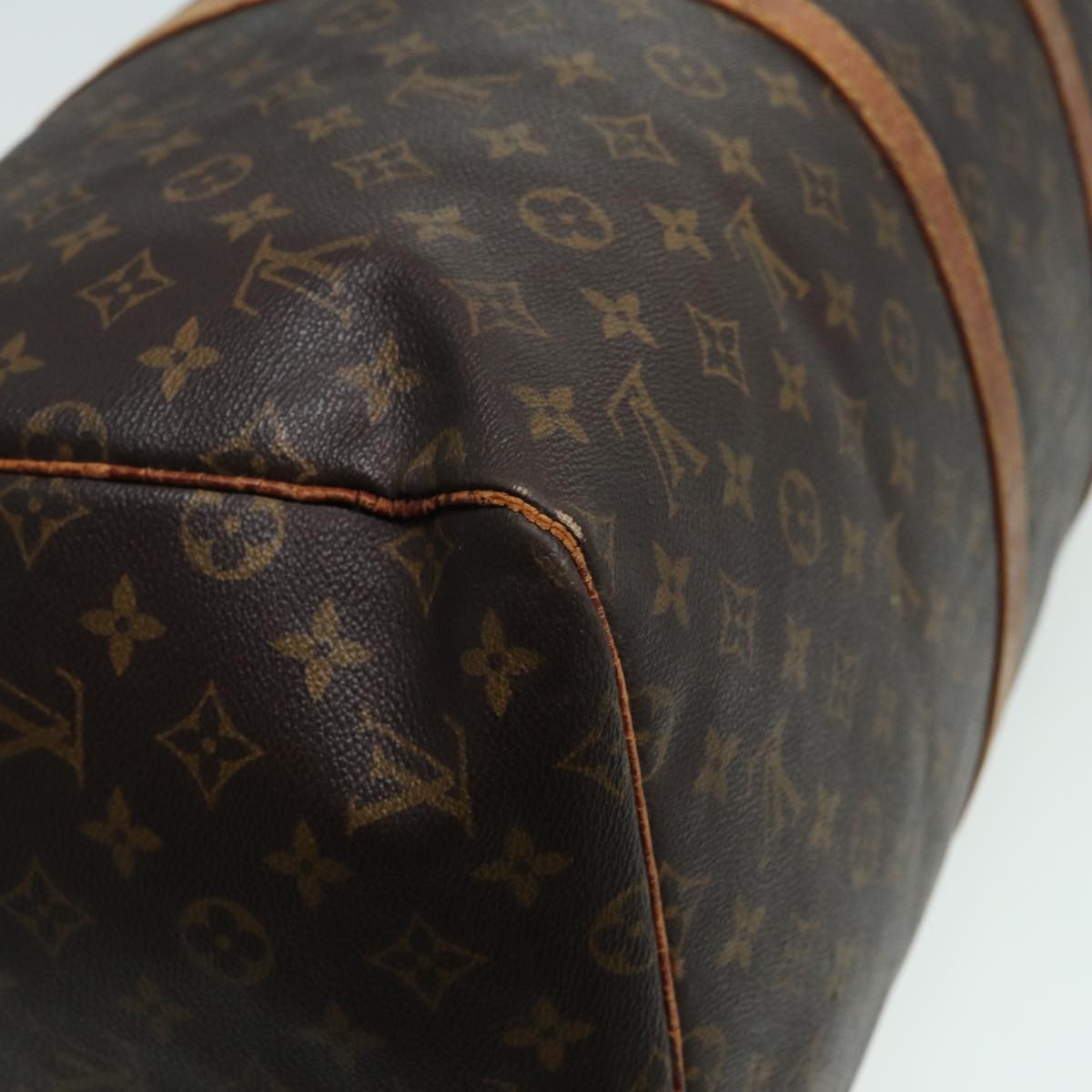 LOUIS VUITTON Monogram Keepall 55 Boston Bag M41424 LV 83281