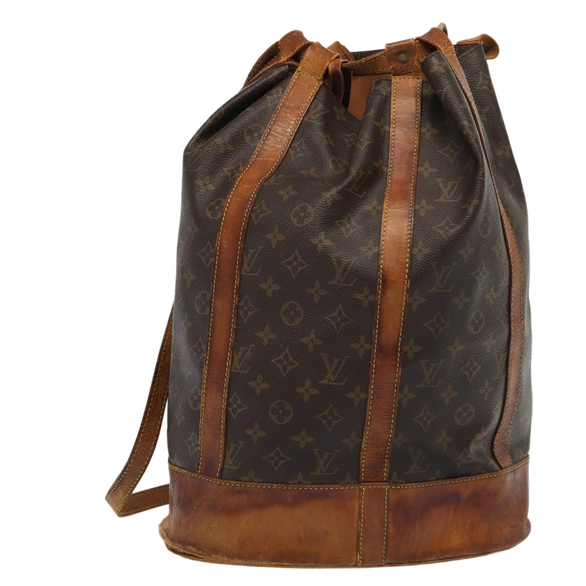 LOUIS VUITTON Monogram Randonnee GM Shoulder Bag M42244 LV 83305