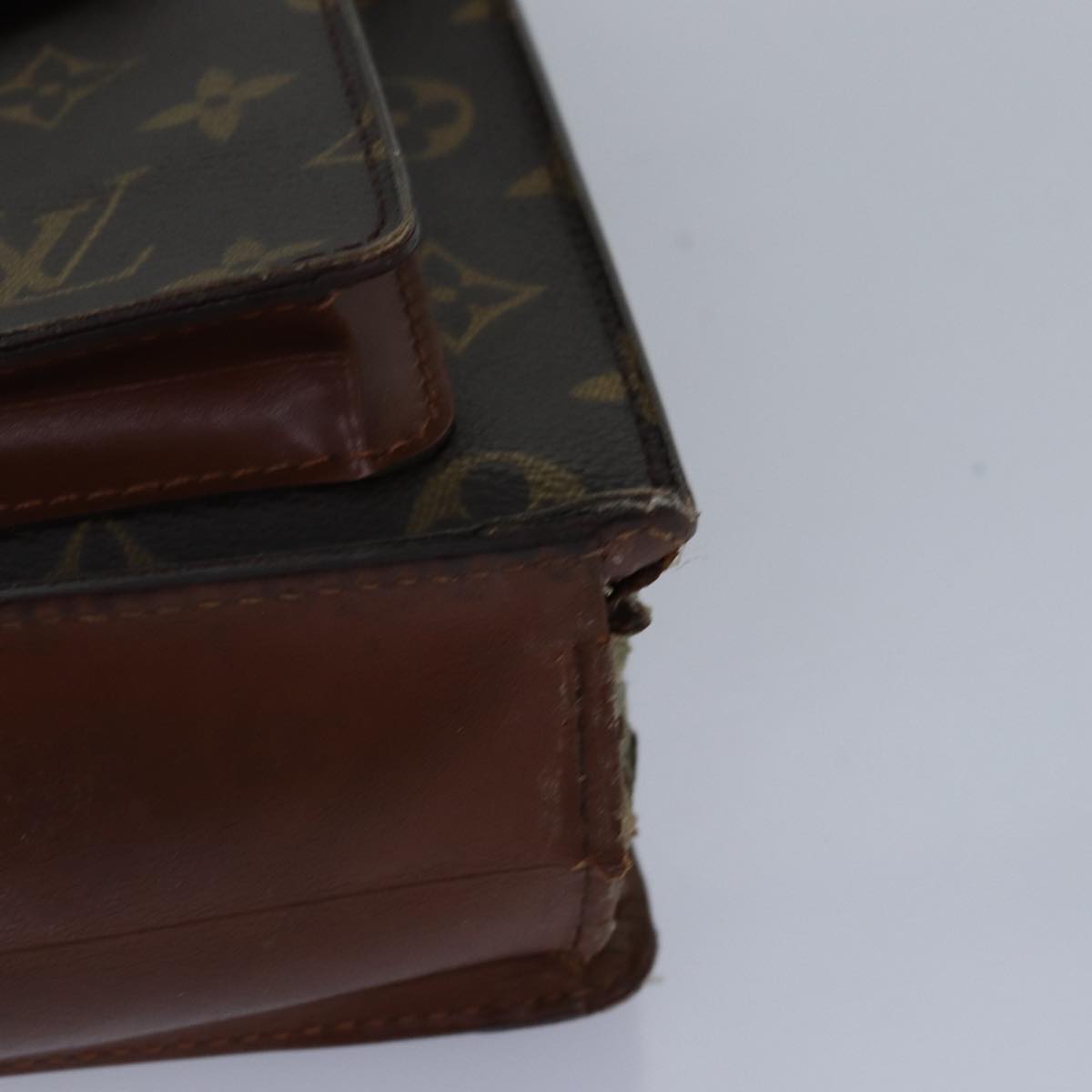 LOUIS VUITTON Monogram Monceau 28 Hand Bag 2way M51185 LV 83308