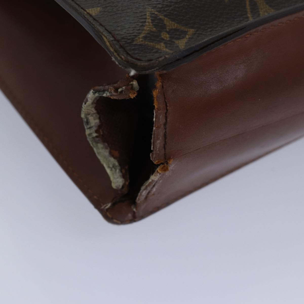 LOUIS VUITTON Monogram Monceau 28 Hand Bag 2way M51185 LV 83308