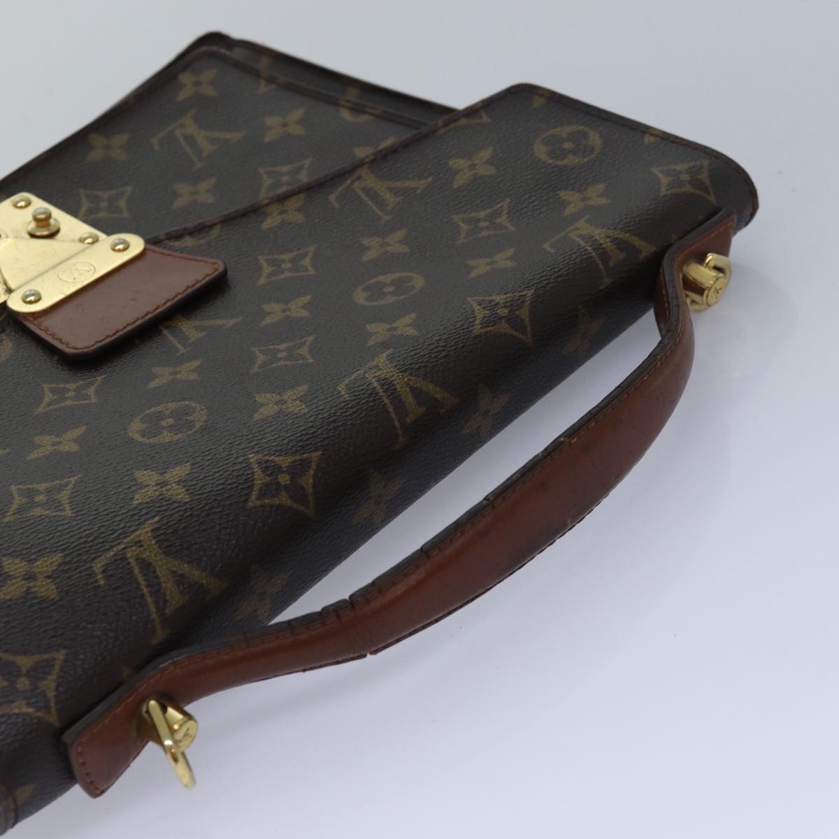 LOUIS VUITTON Monogram Monceau 28 Hand Bag 2way M51185 LV 83308