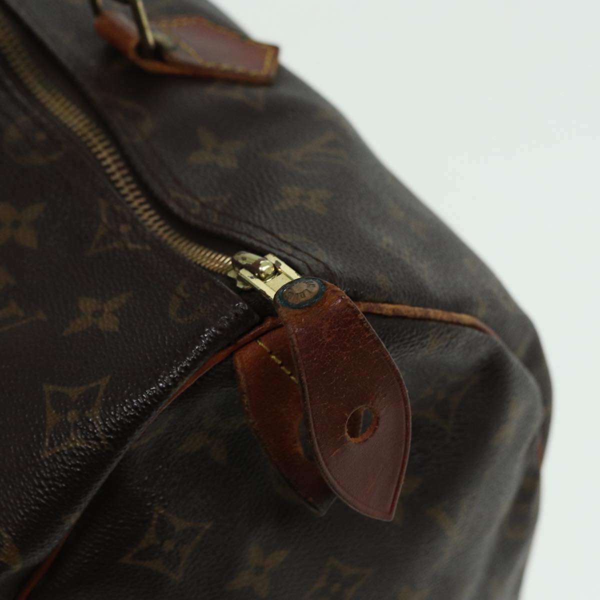 LOUIS VUITTON Monogram Speedy 35 Hand Bag M41524 LV 83321