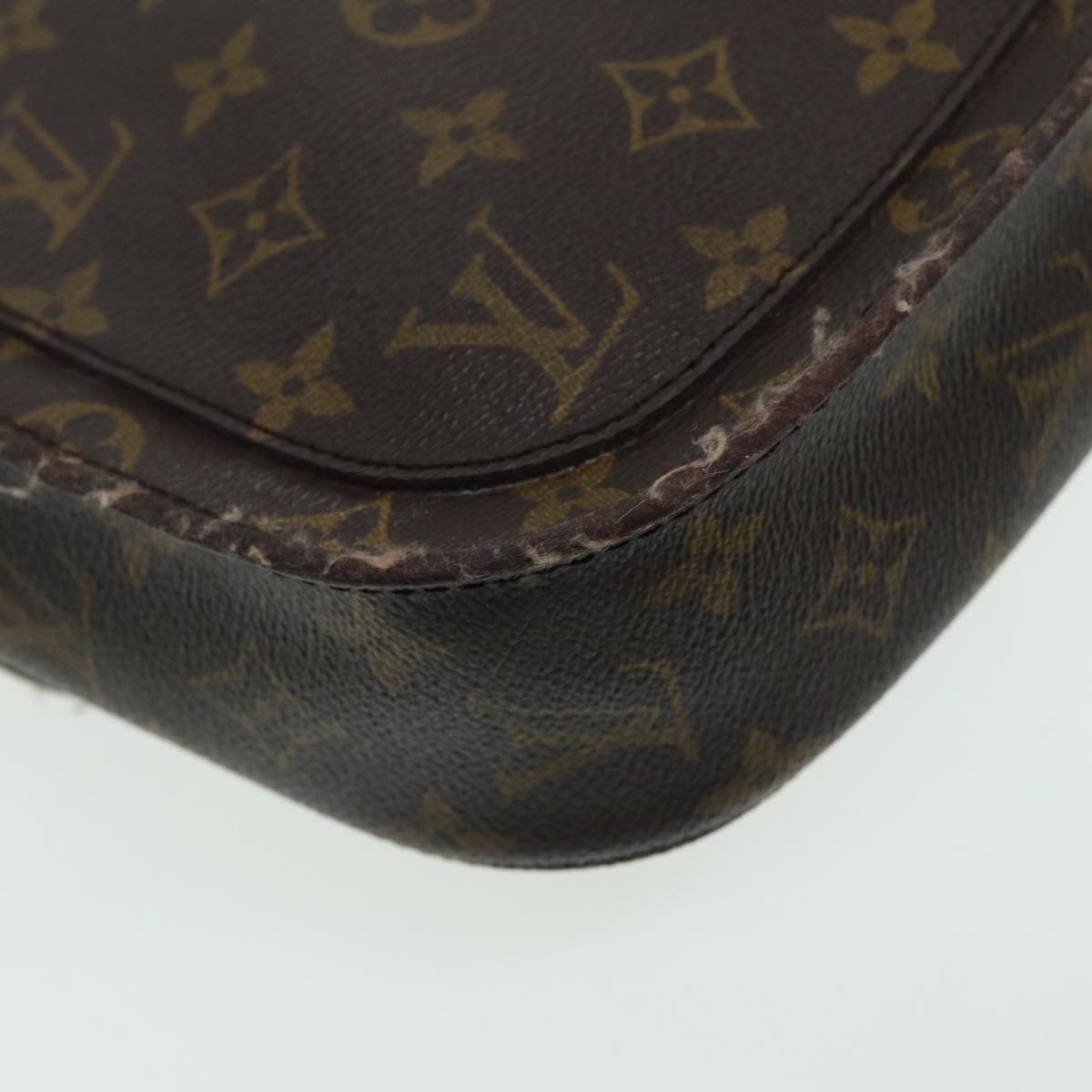 LOUIS VUITTON Monogram Saint Cloud GM Shoulder Bag M51242 LV 83336
