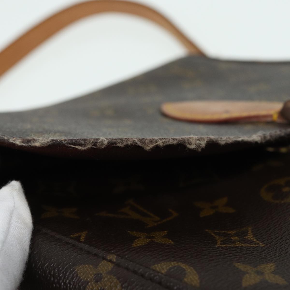 LOUIS VUITTON Monogram Saint Cloud GM Shoulder Bag M51242 LV 83336