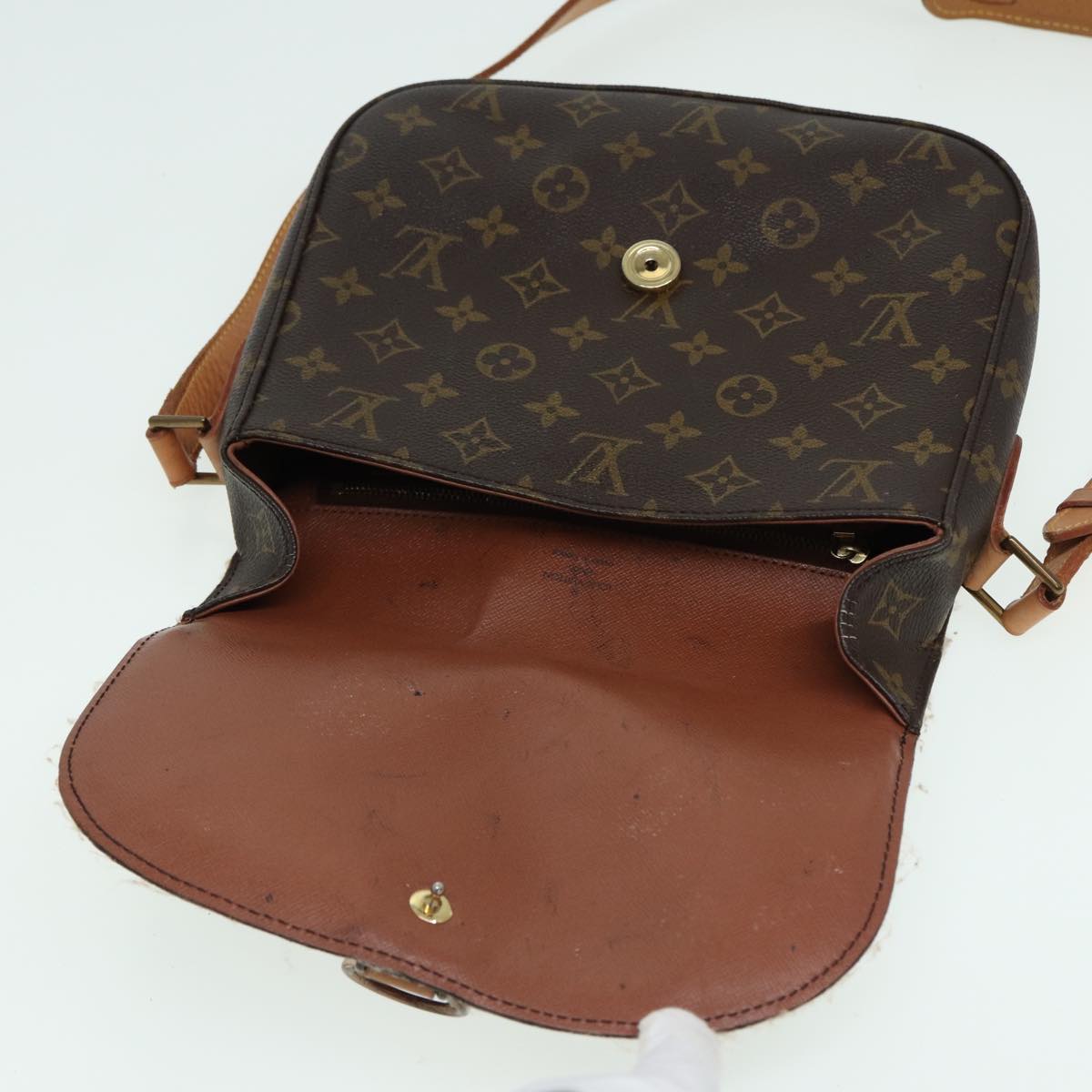 LOUIS VUITTON Monogram Saint Cloud GM Shoulder Bag M51242 LV 83336