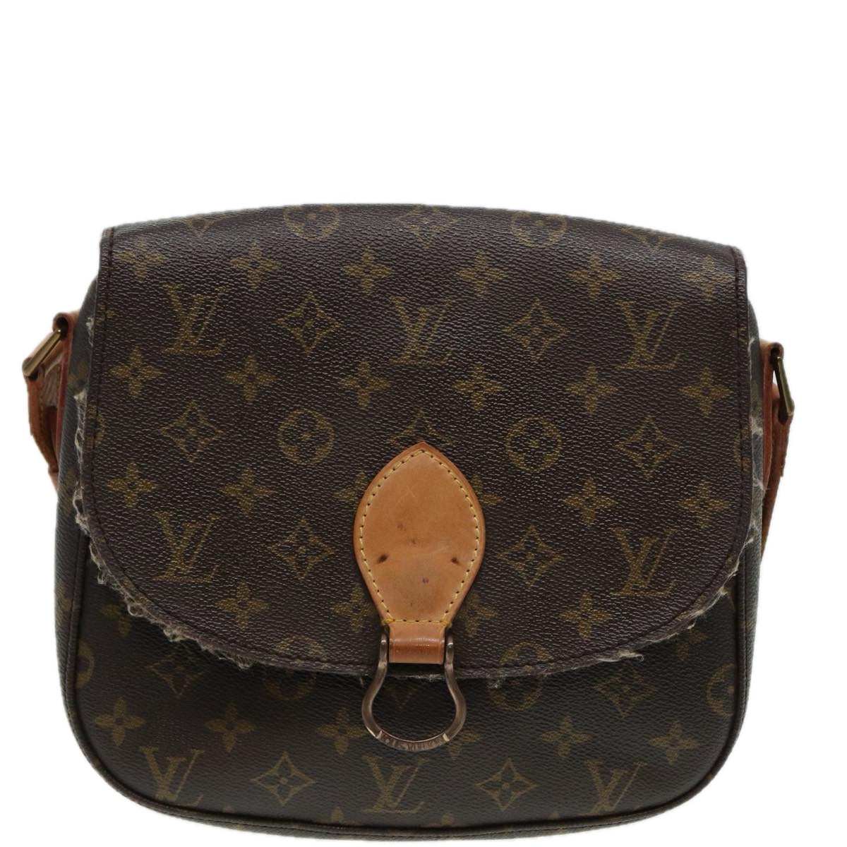 LOUIS VUITTON Monogram Saint Cloud GM Shoulder Bag M51242 LV 83336