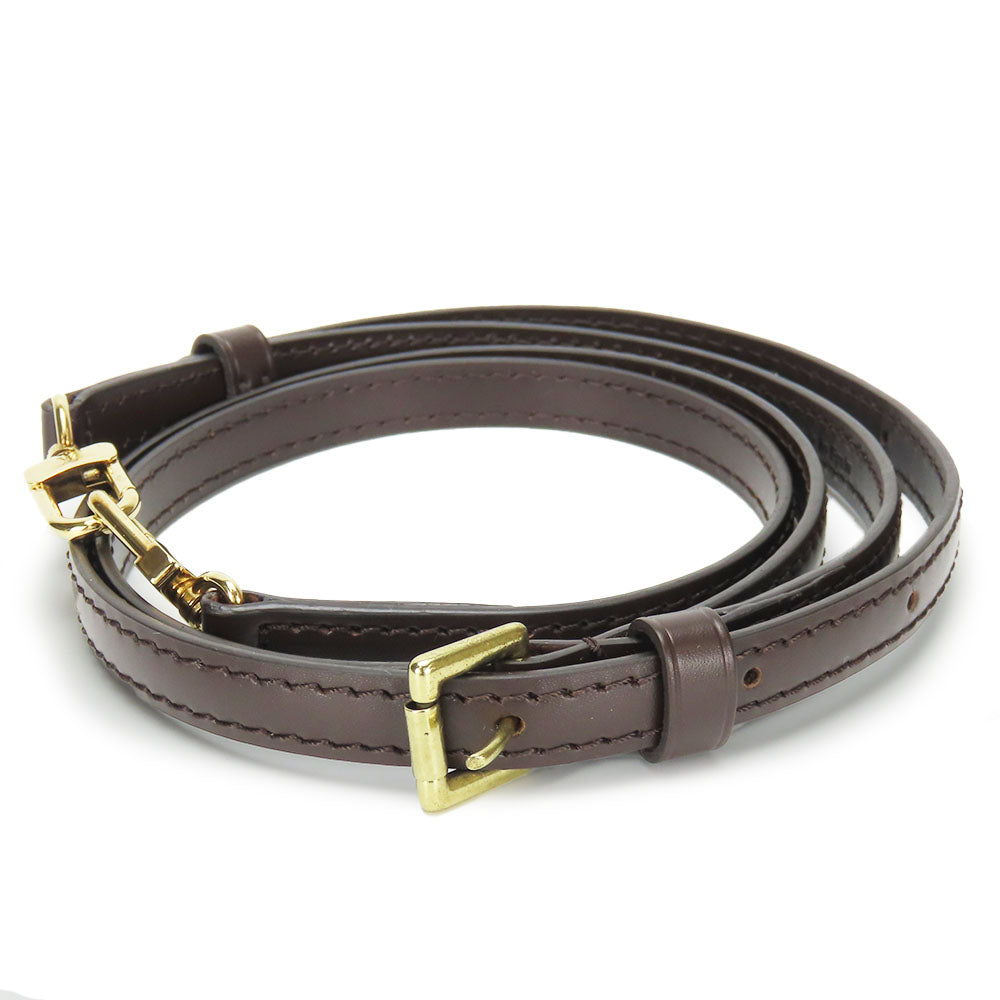 Louis Vuitton Leather Shoulder Strap Brown
