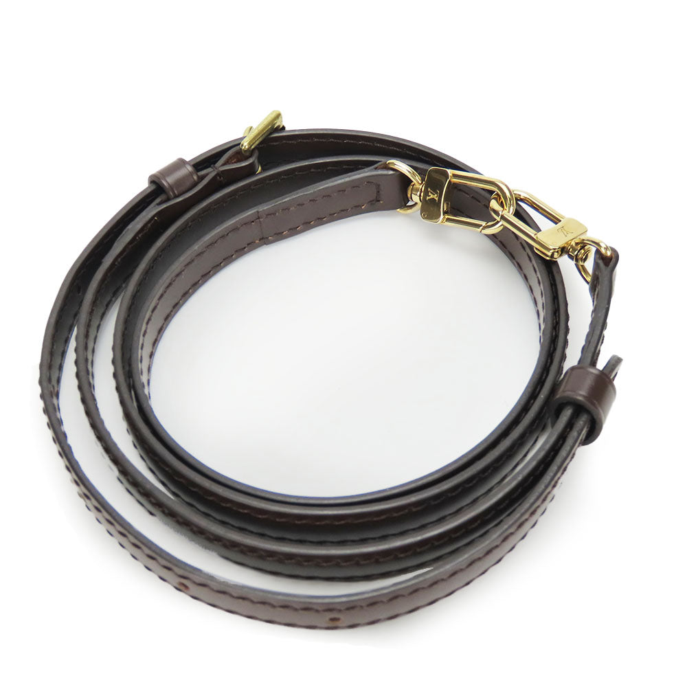 Louis Vuitton Leather Shoulder Strap Brown