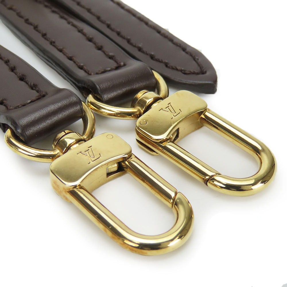 Louis Vuitton Leather Shoulder Strap Brown