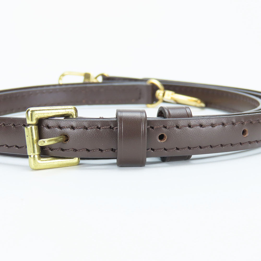Louis Vuitton Leather Shoulder Strap Brown