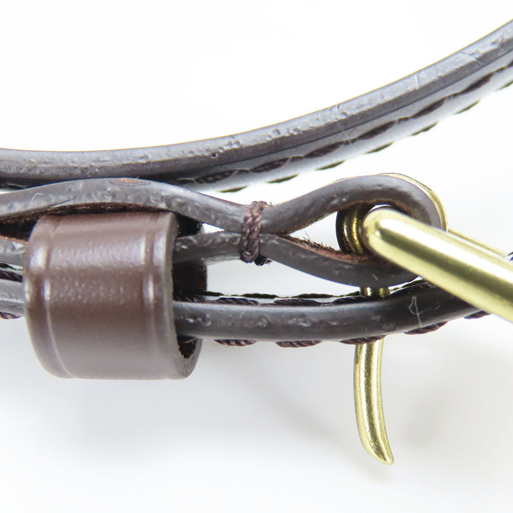 Louis Vuitton Leather Shoulder Strap Brown