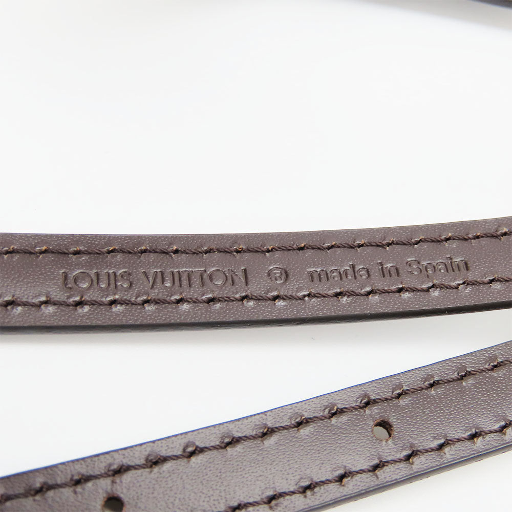 Louis Vuitton Leather Shoulder Strap Brown