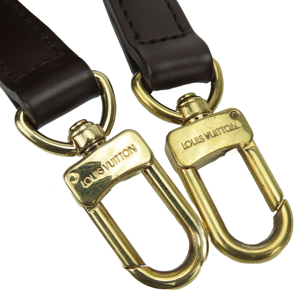 Louis Vuitton Leather Shoulder Strap Brown