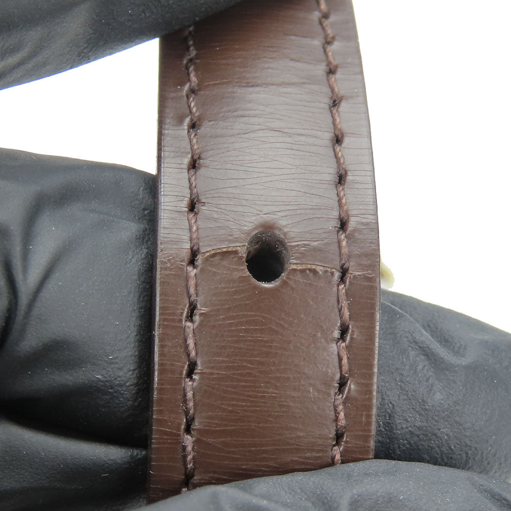 Louis Vuitton Leather Shoulder Strap Brown