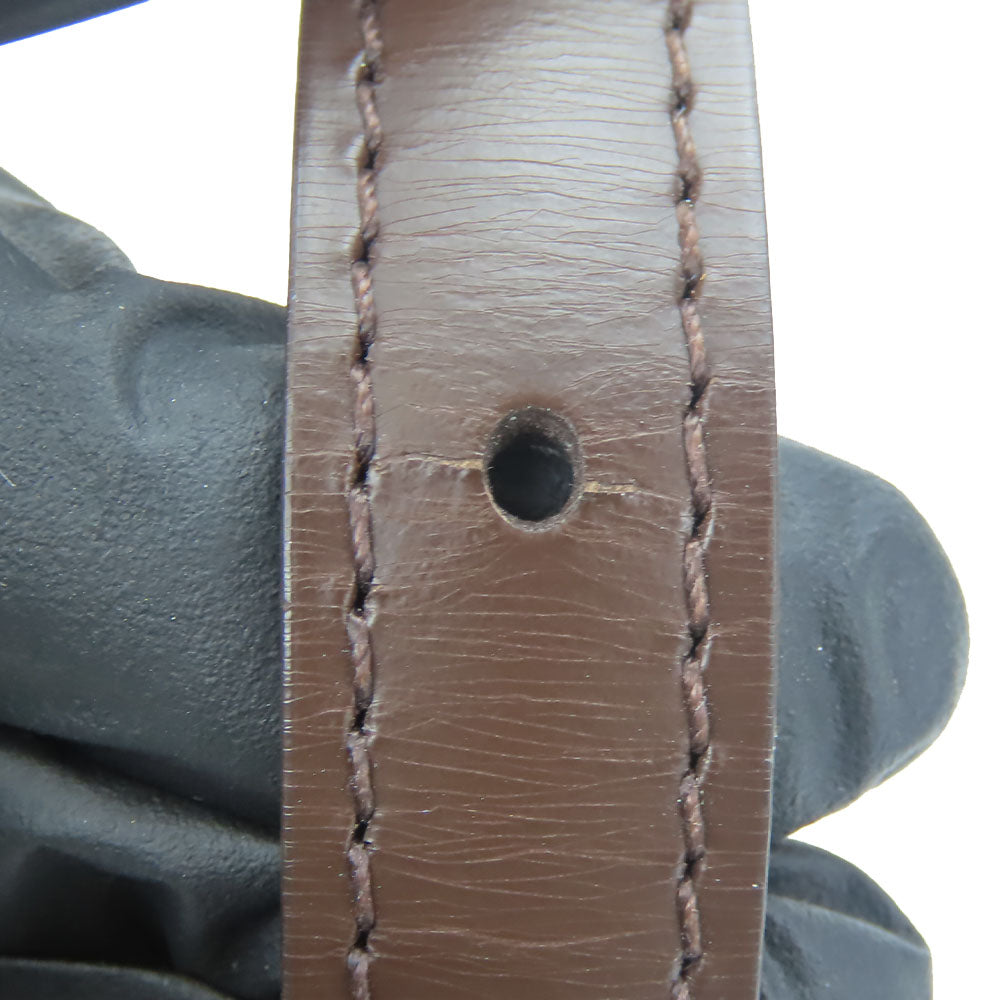 Louis Vuitton Leather Shoulder Strap Brown