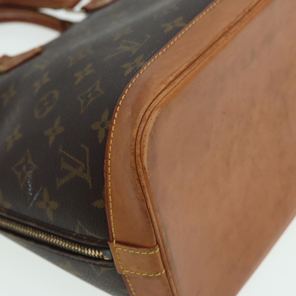 LOUIS VUITTON Monogram Alma Hand Bag M51130 LV 83357