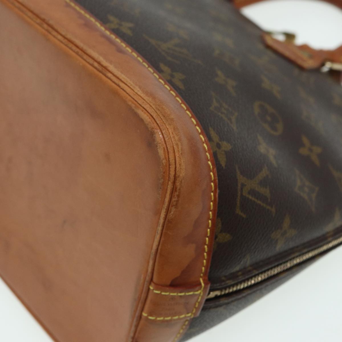 LOUIS VUITTON Monogram Alma Hand Bag M51130 LV 83357