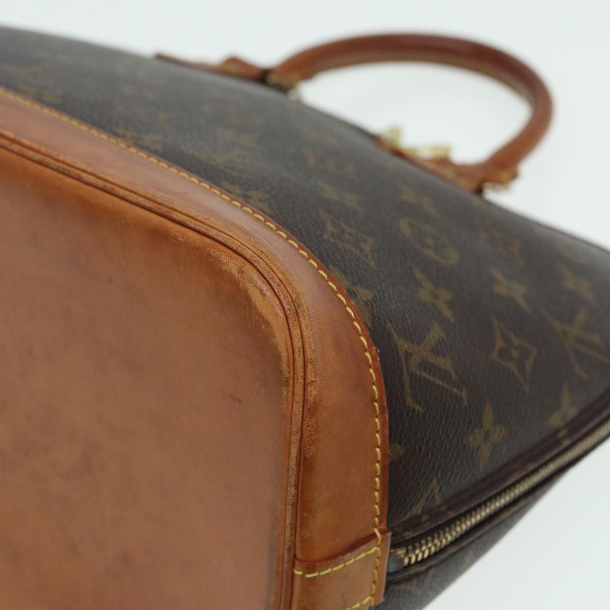 LOUIS VUITTON Monogram Alma Hand Bag M51130 LV 83357
