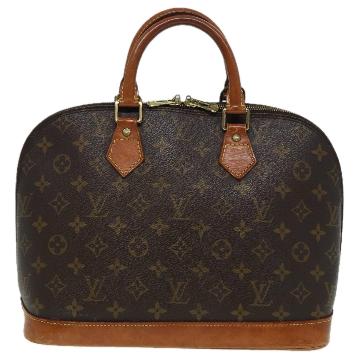 LOUIS VUITTON Monogram Alma Hand Bag M51130 LV 83357