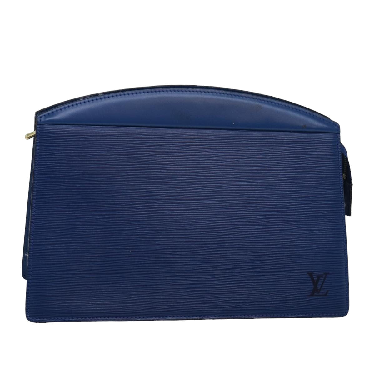 LOUIS VUITTON Epi Trousse Crete Pouch Blue M48405 LV 83373