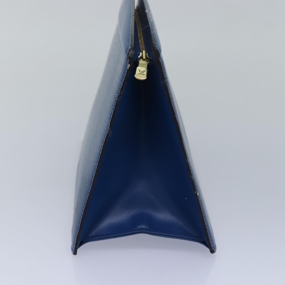 LOUIS VUITTON Epi Trousse Crete Pouch Blue M48405 LV 83373
