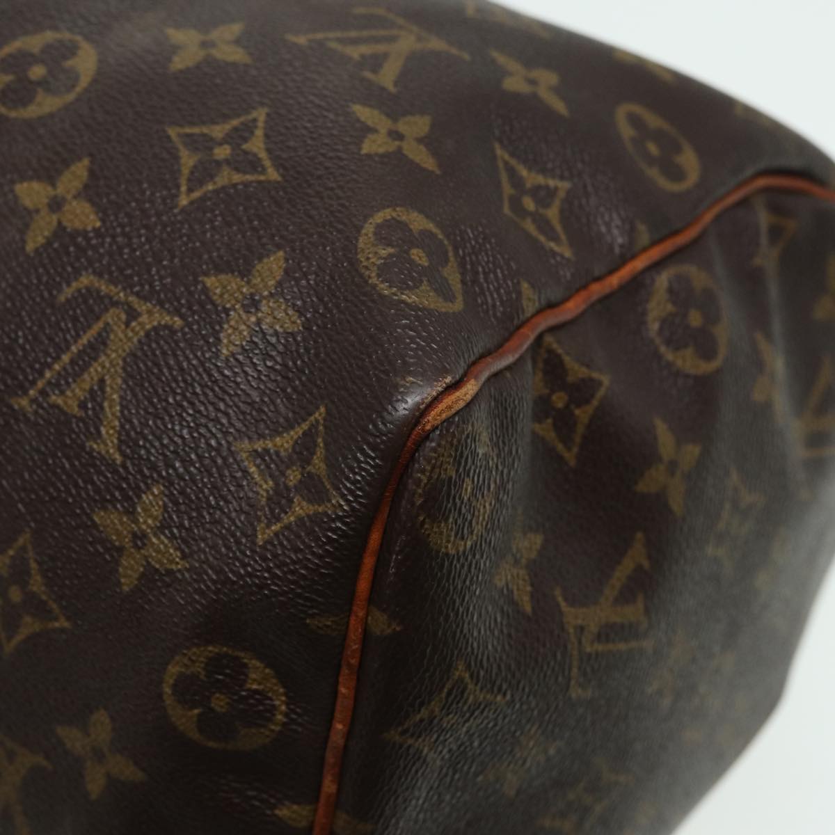 LOUIS VUITTON Monogram Speedy 35 Hand Bag M41524 LV 83376