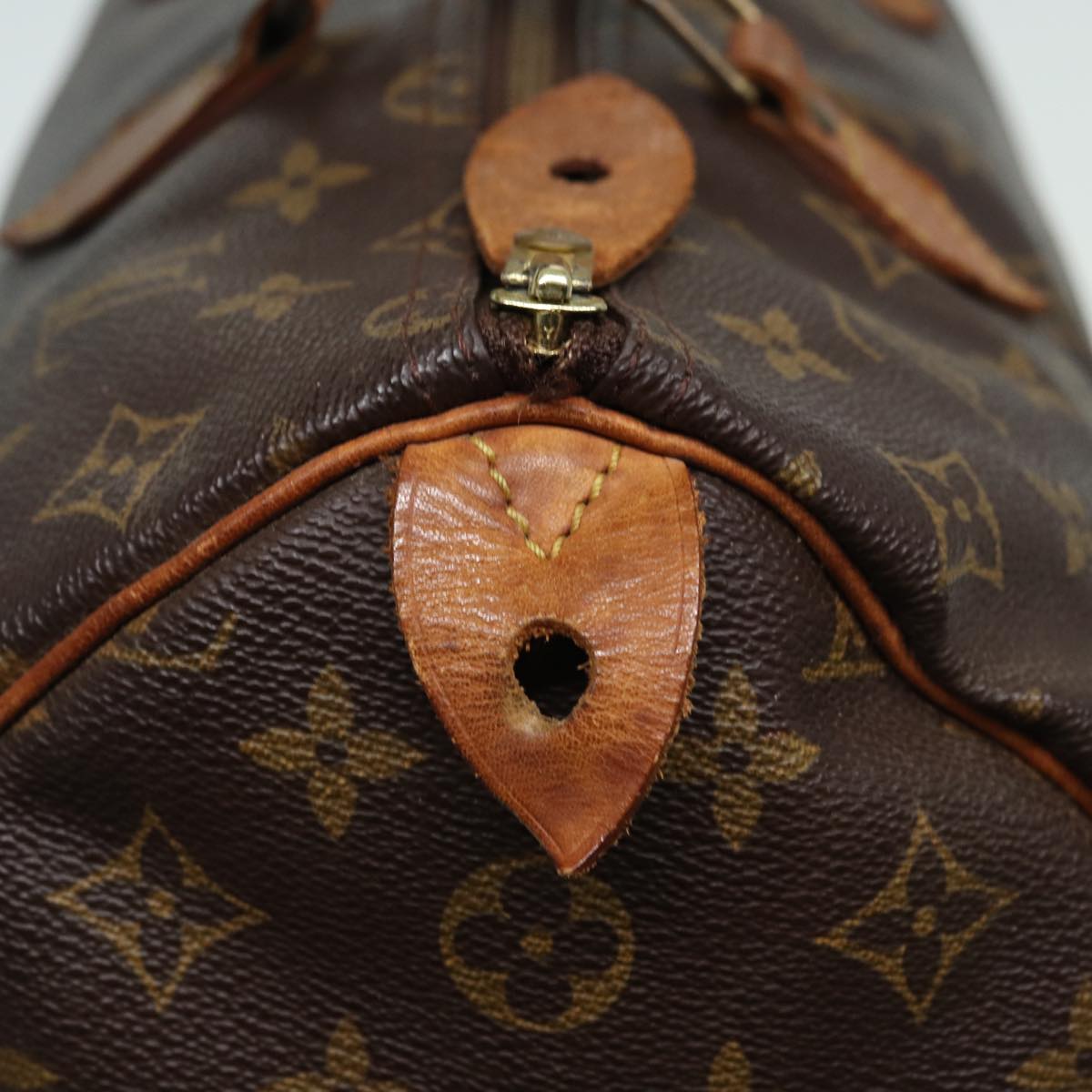 LOUIS VUITTON Monogram Speedy 35 Hand Bag M41524 LV 83376
