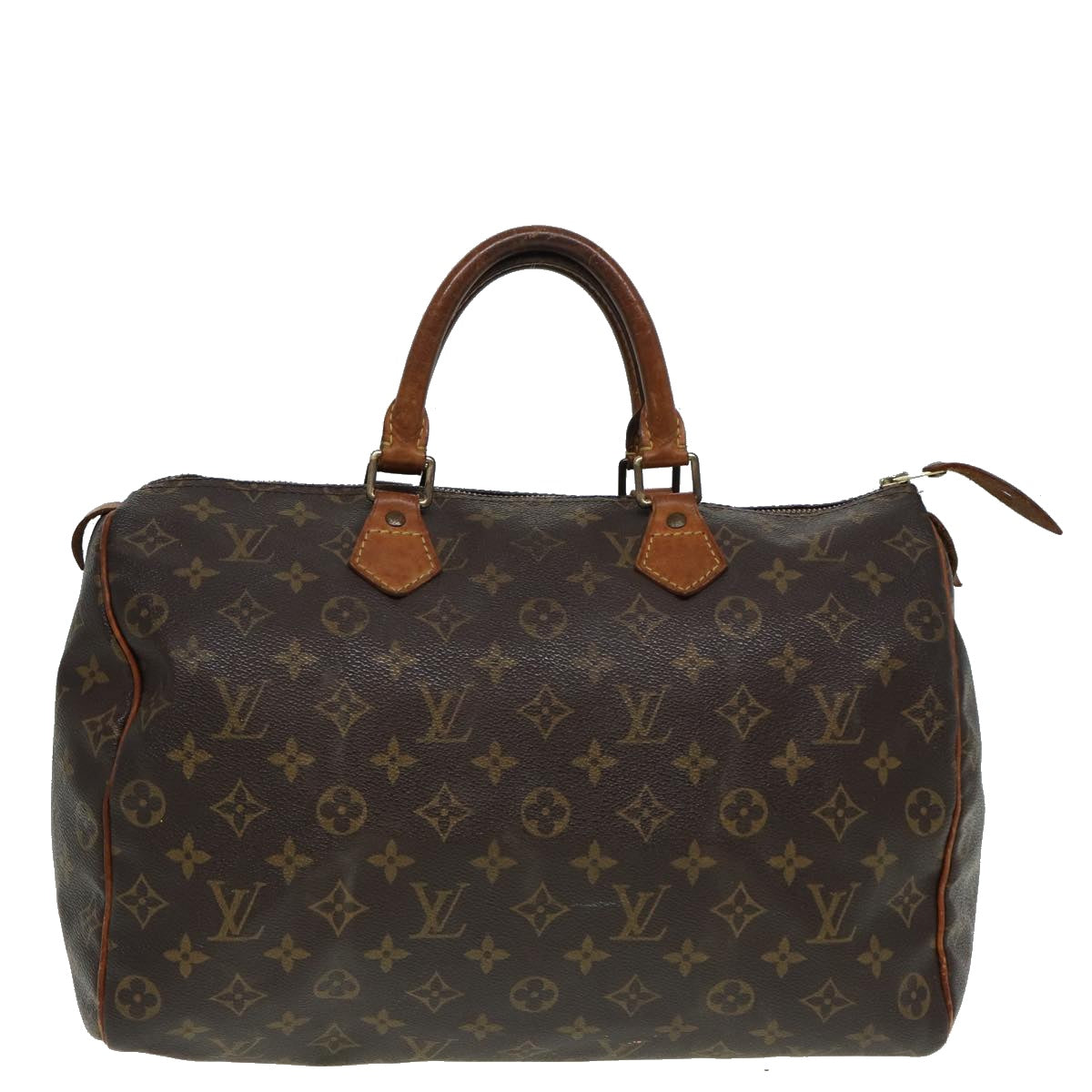 LOUIS VUITTON Monogram Speedy 35 Hand Bag M41524 LV 83376