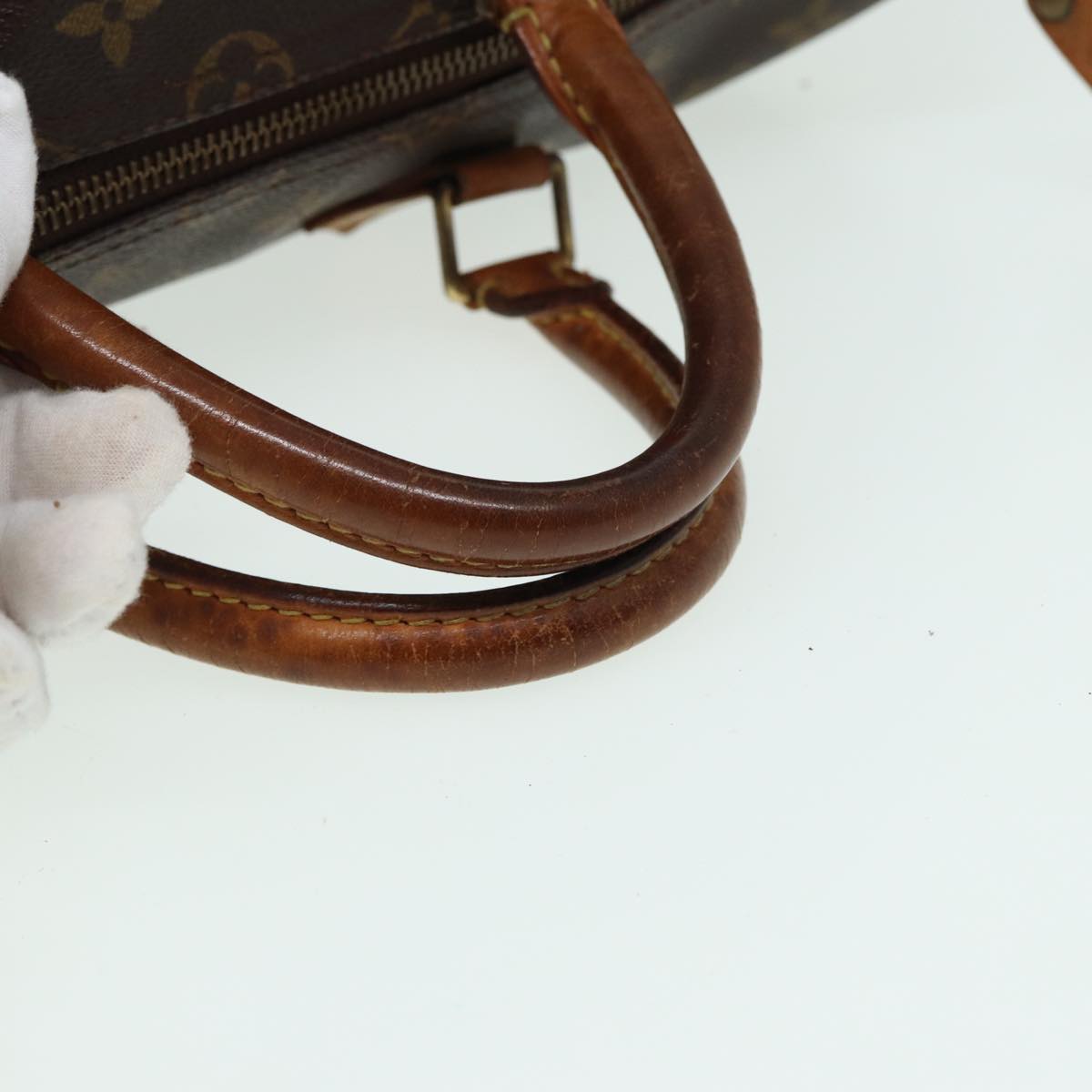 LOUIS VUITTON Monogram Speedy 35 Hand Bag M41524 LV 83376