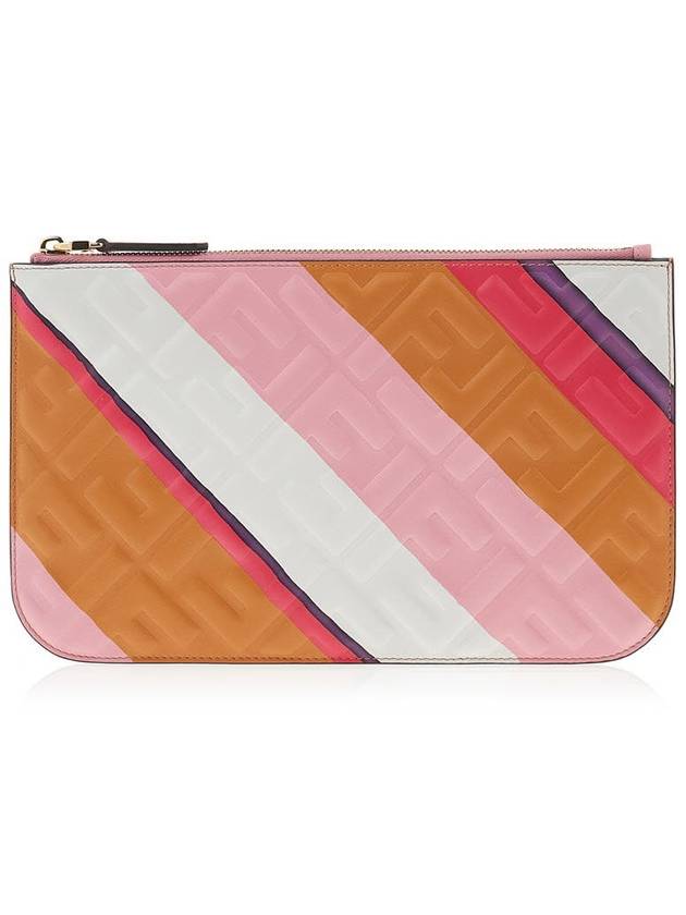 Luxury Fendi Monogram FF Logo Clutch Bag