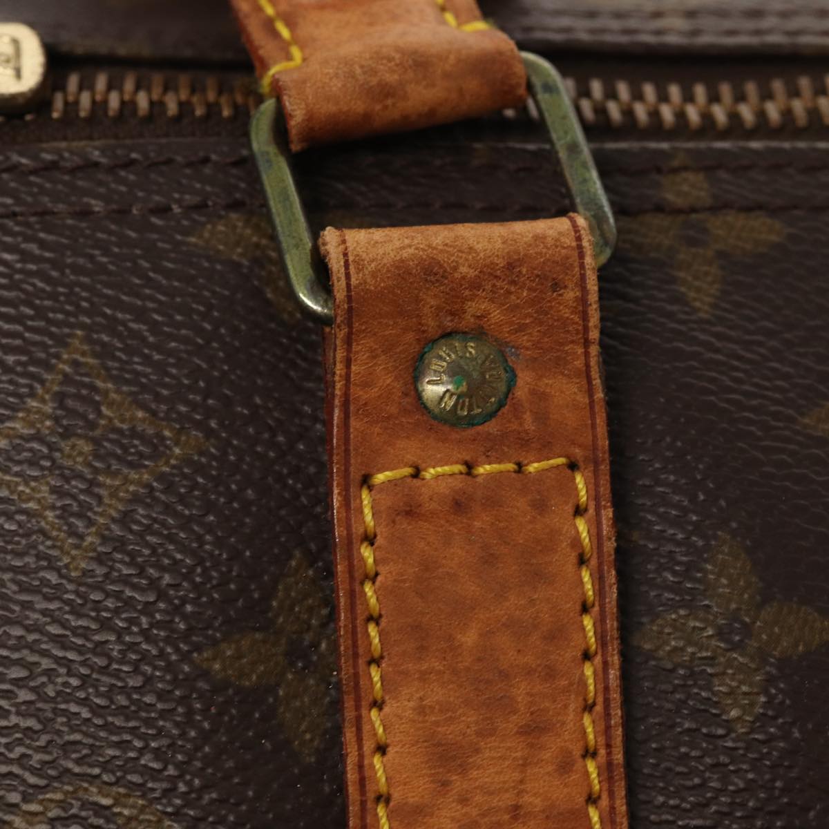 LOUIS VUITTON Monogram Keepall 60 Boston Bag M41422 LV 83414