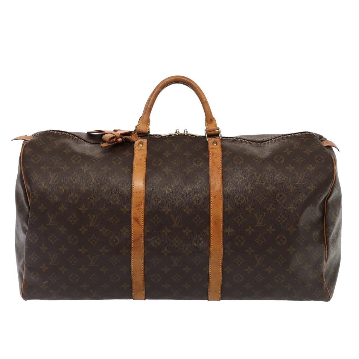 LOUIS VUITTON Monogram Keepall 60 Boston Bag M41422 LV 83414