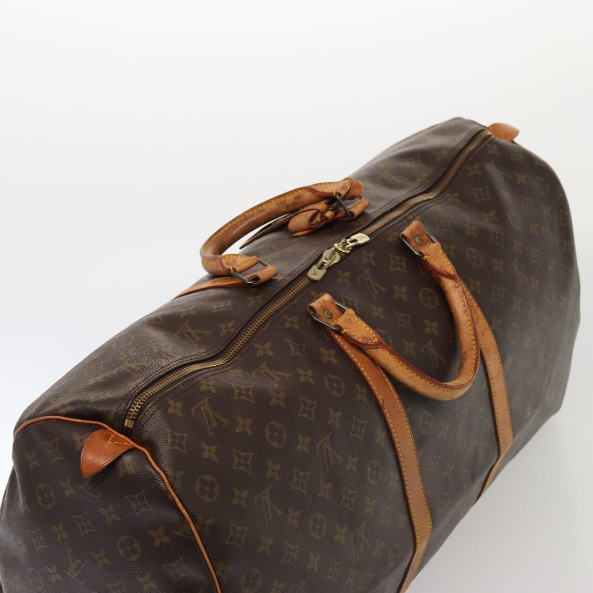 LOUIS VUITTON Monogram Keepall 60 Boston Bag M41422 LV 83414