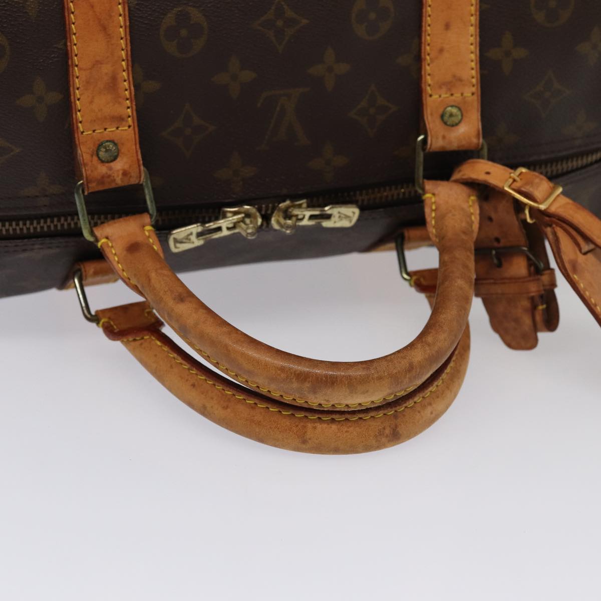 LOUIS VUITTON Monogram Keepall 60 Boston Bag M41422 LV 83414