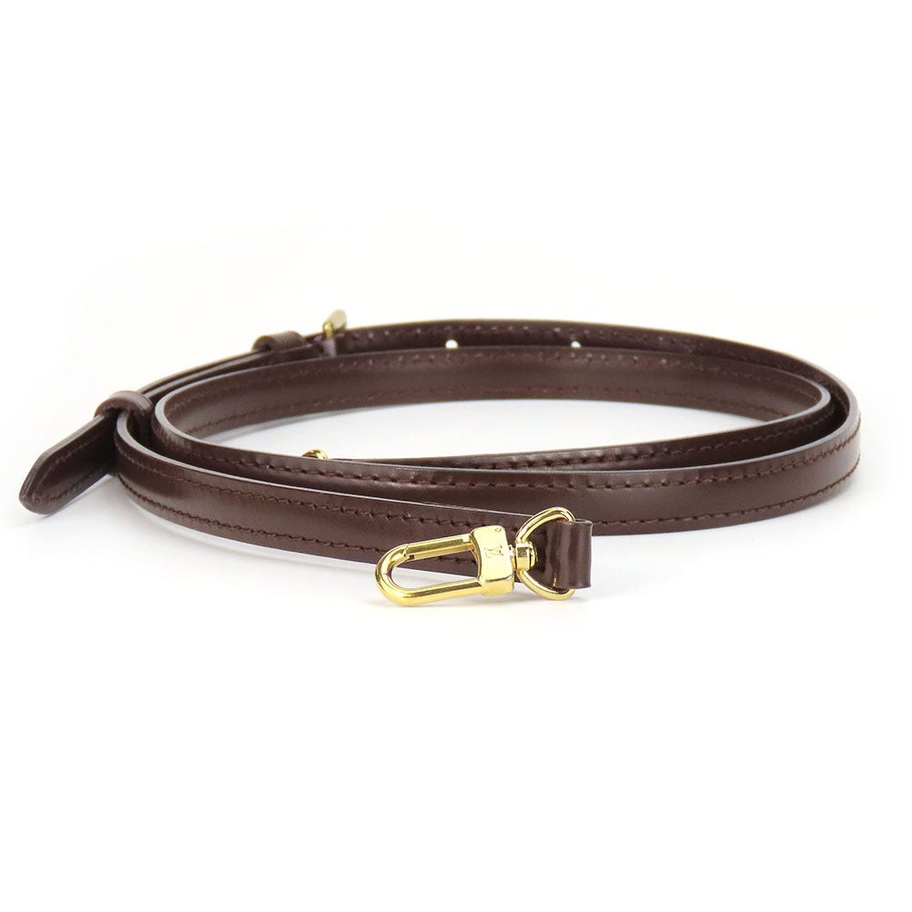 Louis Vuitton Leather Shoulder Strap Brown