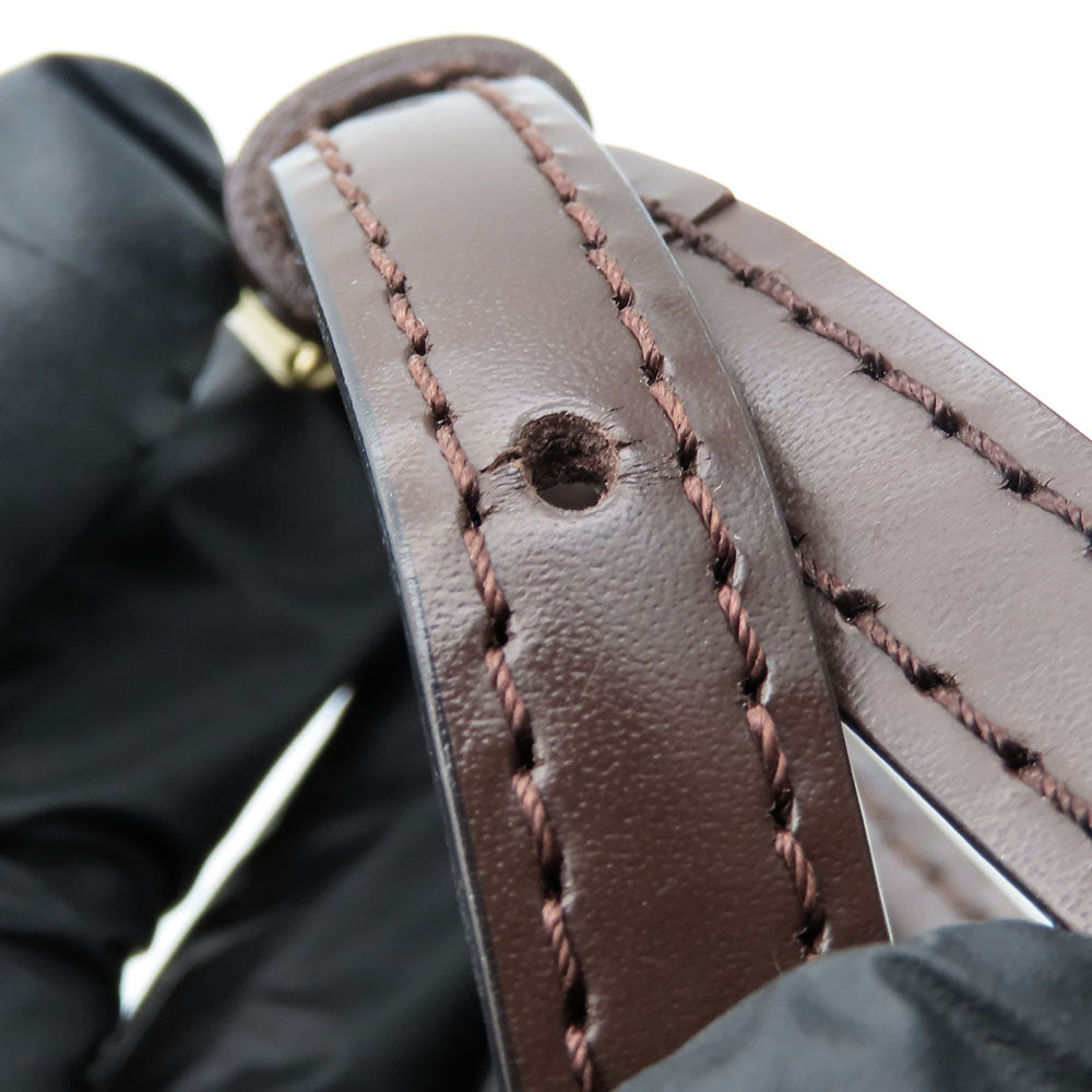Louis Vuitton Leather Shoulder Strap Brown